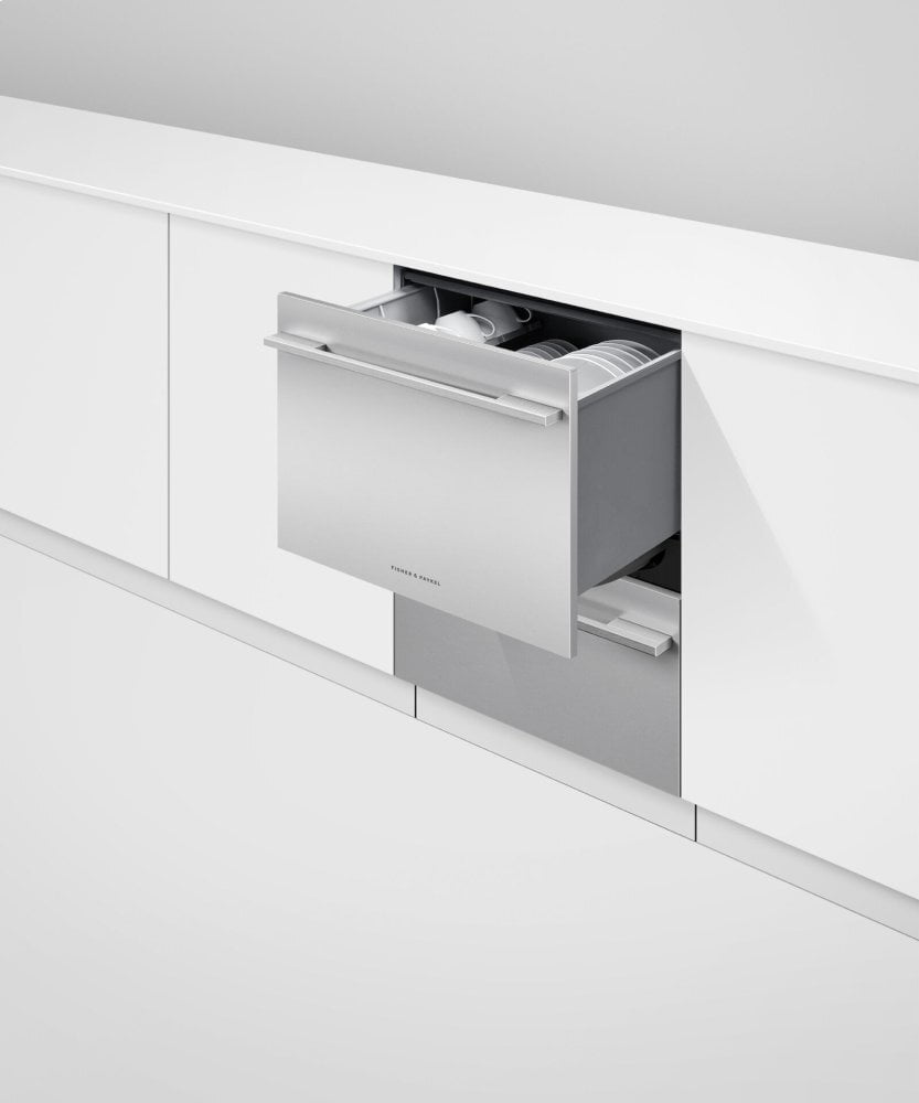 Fisher & Paykel DD24DHTI9N Integrated Double Dishdrawer Dishwasher, Tall, Sanitize