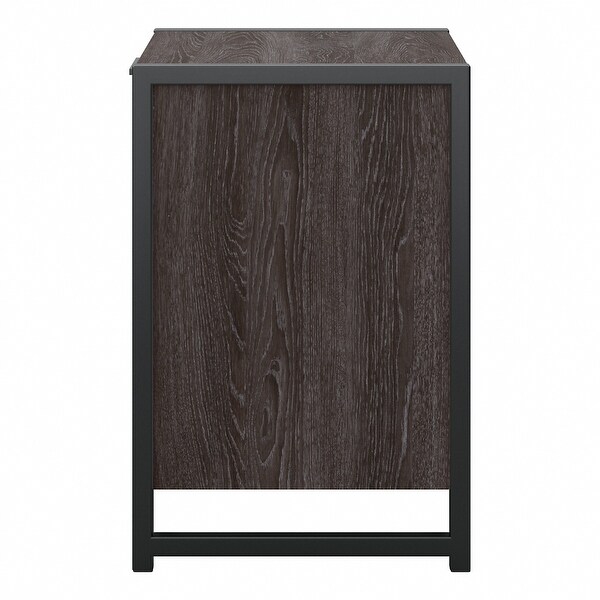 Atria Small Nightstand with Drawer and Shelves by Bush Furniture - - 34551634