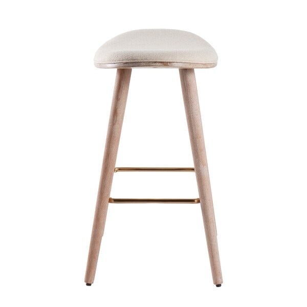 Cooper Grove Albstadt White Washed Counter Stool - Set of 2