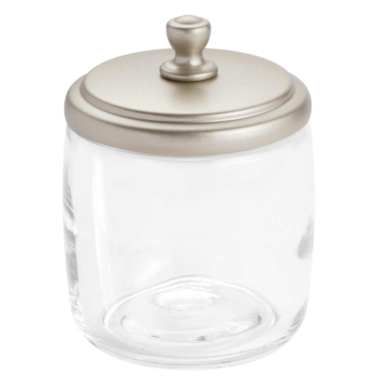 iDesign Hamilton 4-3/4 in. H X 3-3/4 in. W Vanity Jar