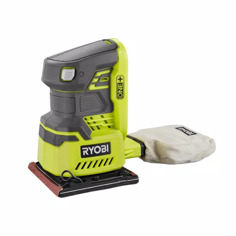 RYOBI 18-Volt ONE+ Lithium-Ion Cordless Orbital Jig Saw and 1/4 Sheet Sander with Dust Bag (Tools Only) and#8211; XDC Depot