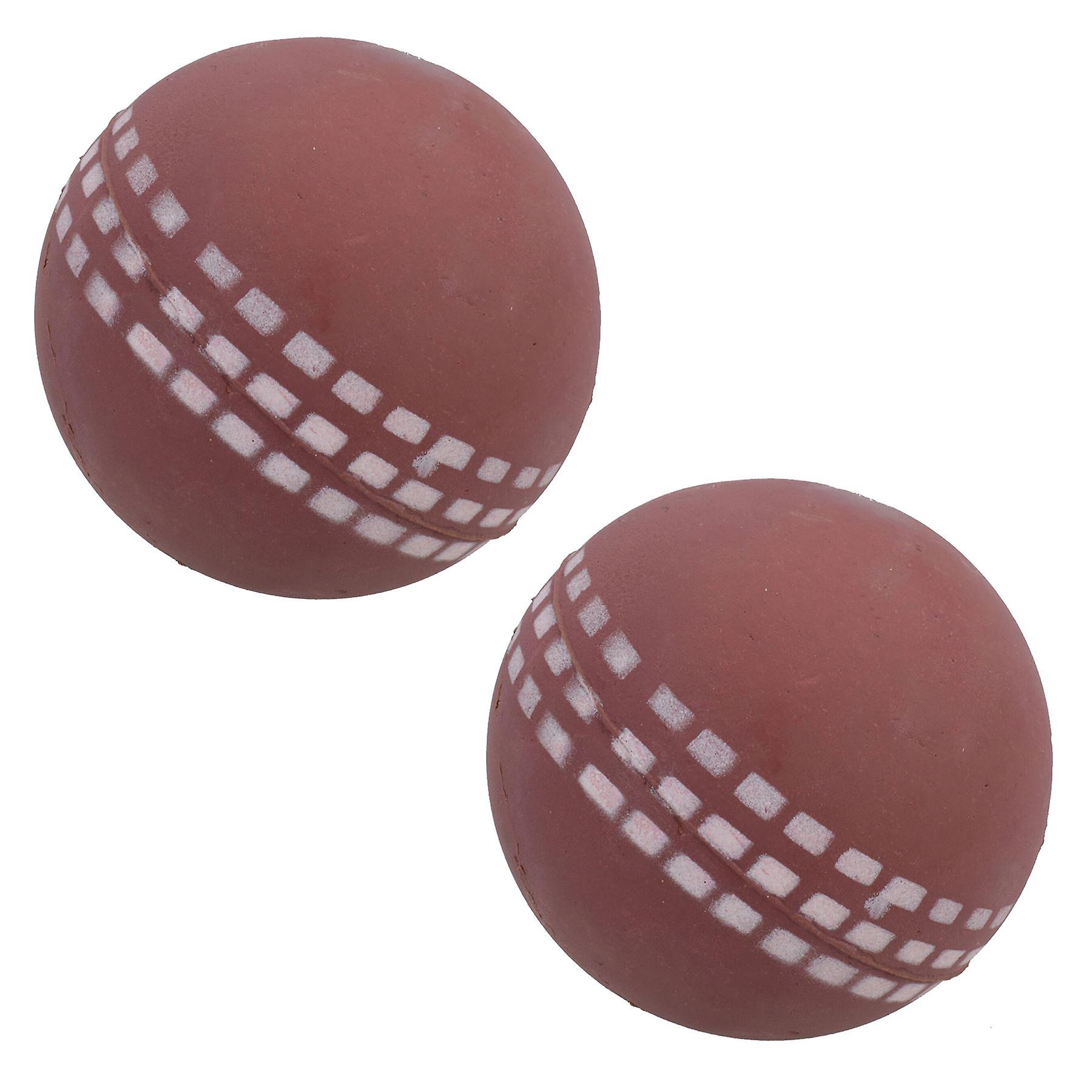Dog Play Time Rubber Bouncy Small Cricket Ball Sports Ball 6cm 2PK