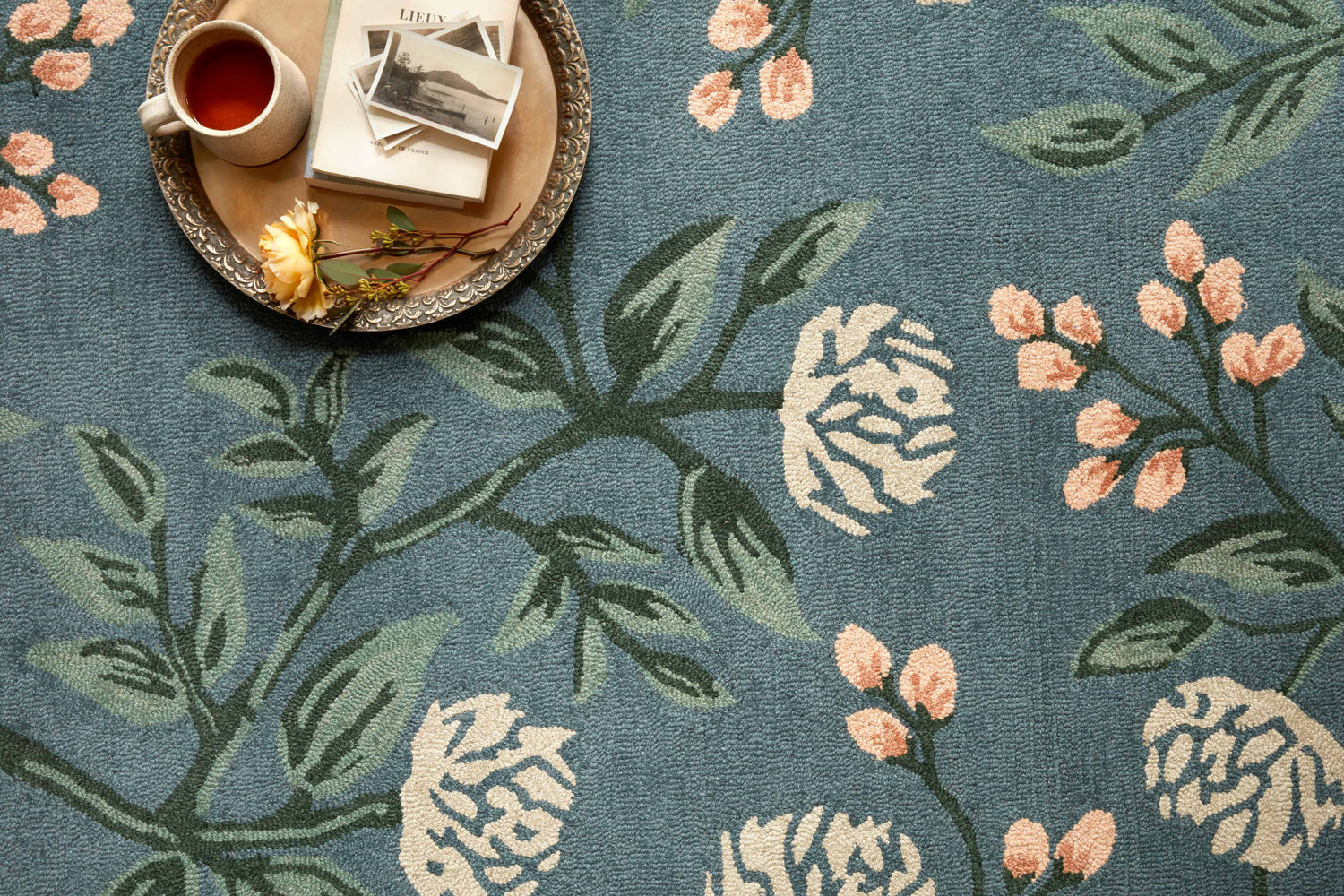 Joie Hooked Emerald Rug SAMPLE