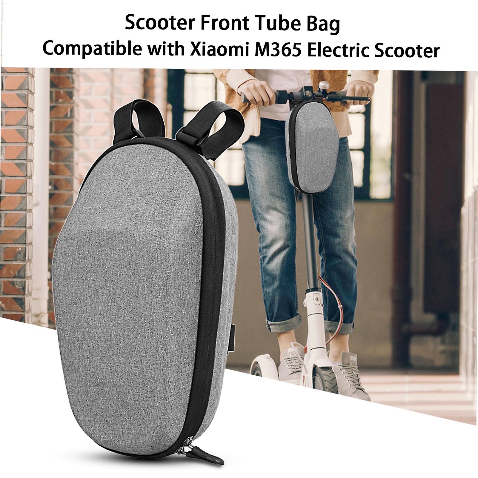 Scooter Front Tube Bag Large Capacity Front Pouch Tools Storage Bag Replacement For Xiaomi M365 Electric Scooter White