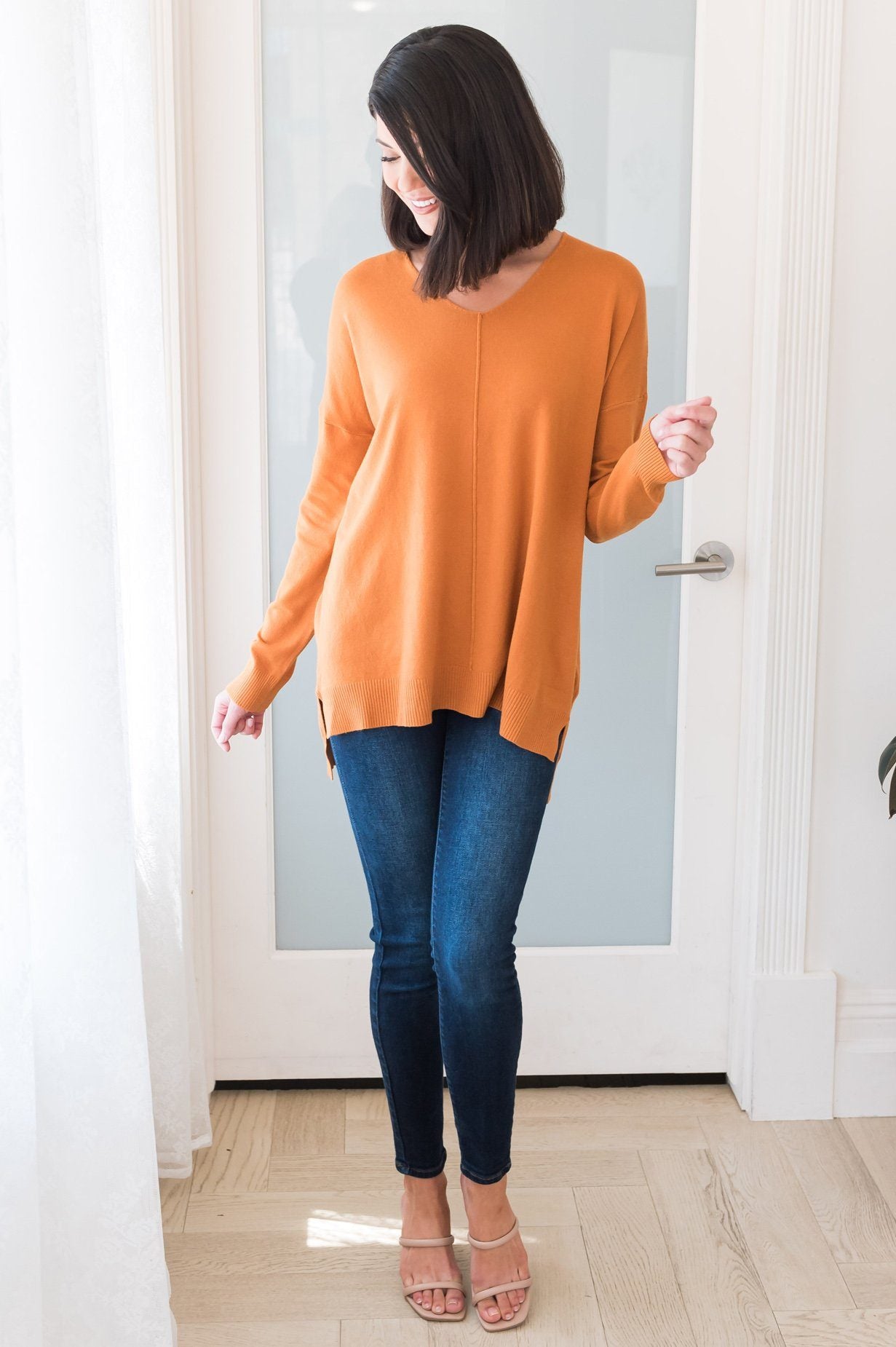 Harvest Season Modest Sweater