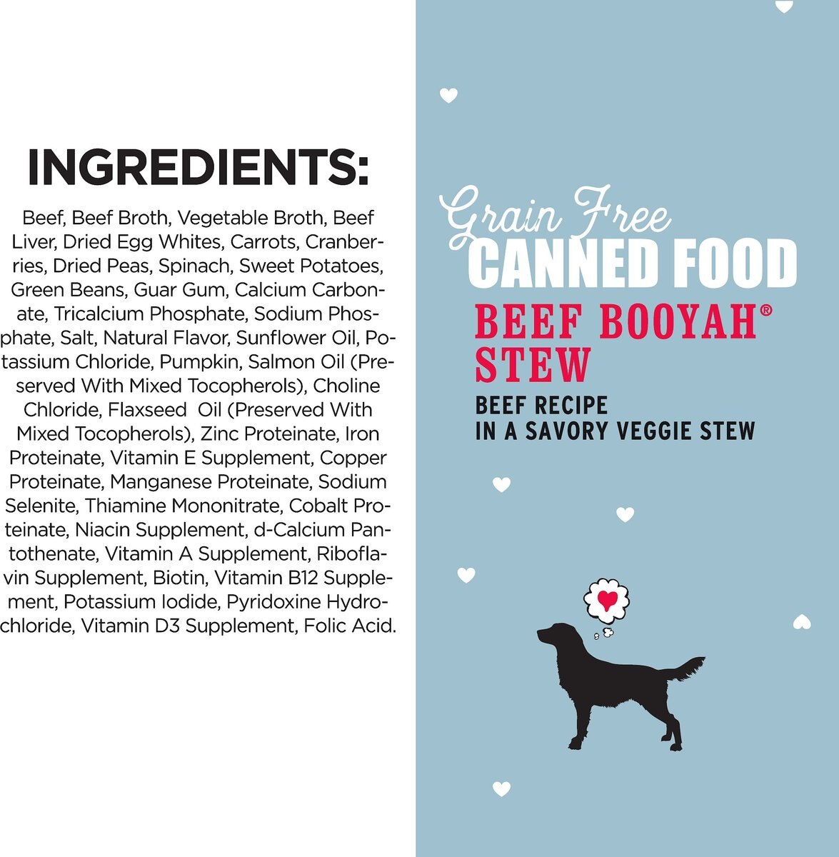 I and Love and You Beef Booyah Stew Grain-Free Canned Dog Food