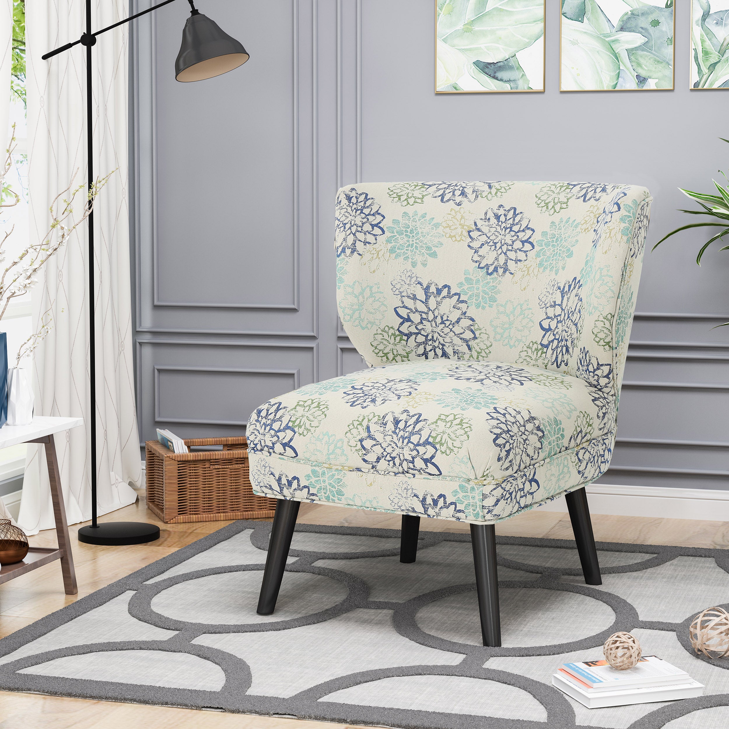 Roger Fabric Accent Chair