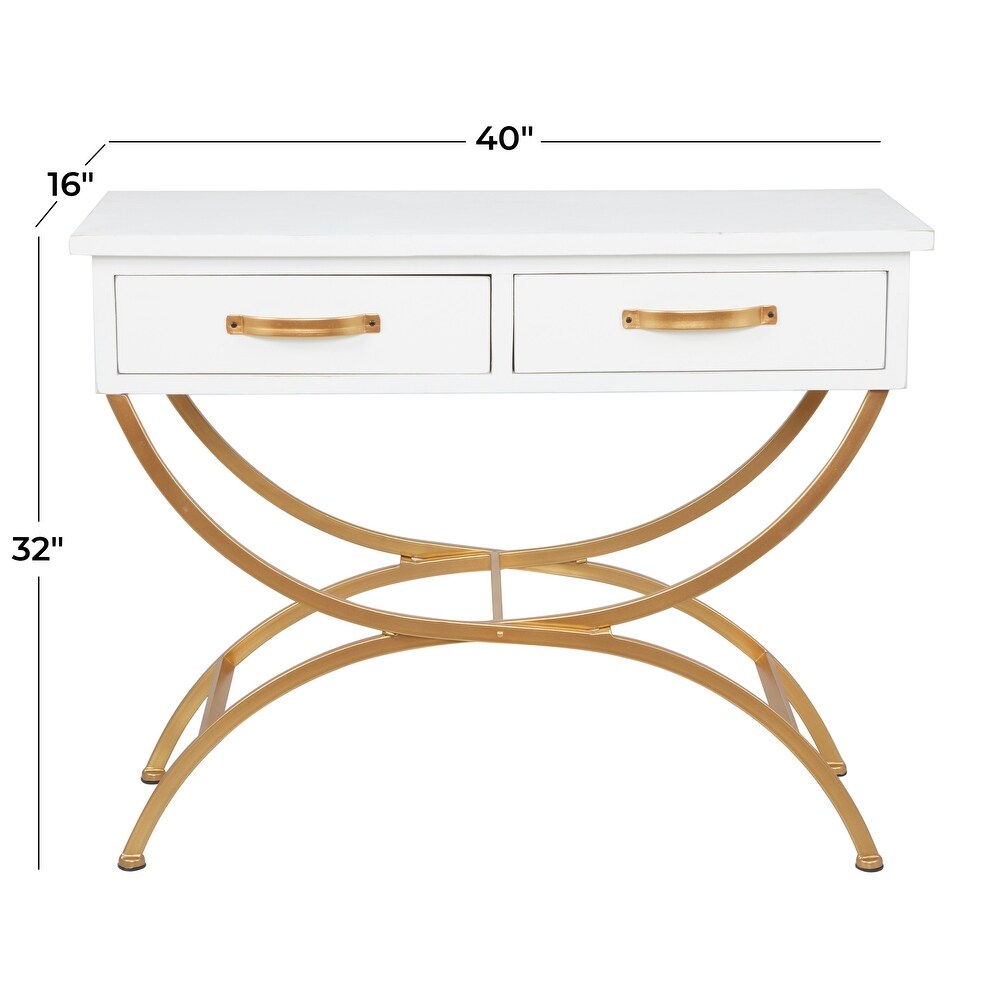 White Pine Contemporary Console Table   40 x 16 x 32