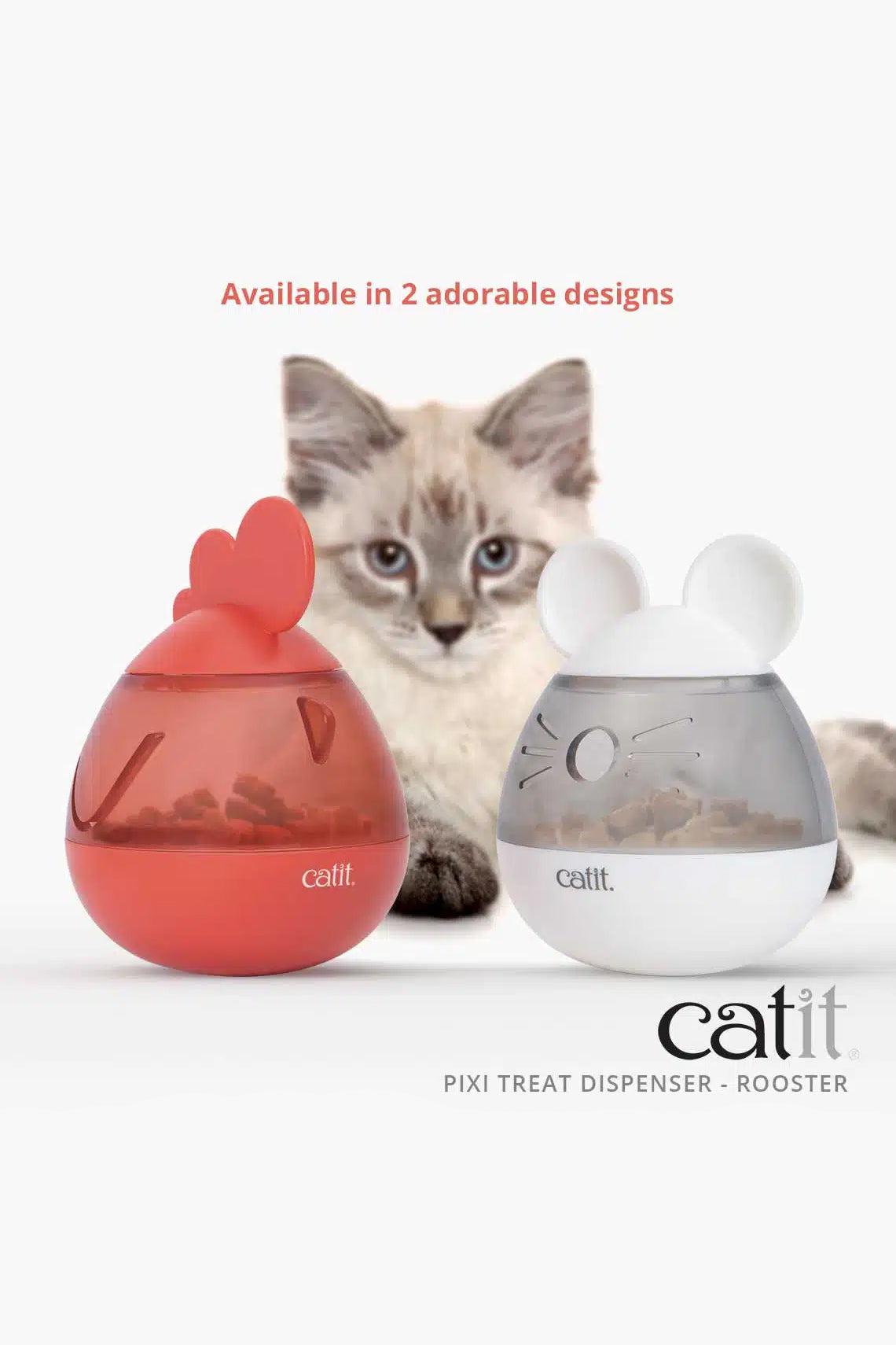 Catit Pixi Rooster Treat Dispenser for Cats