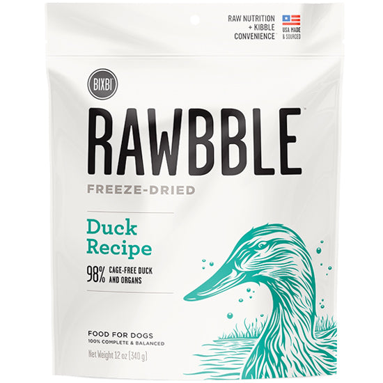 Rawbble Duck Freeze-Dried Dog Food