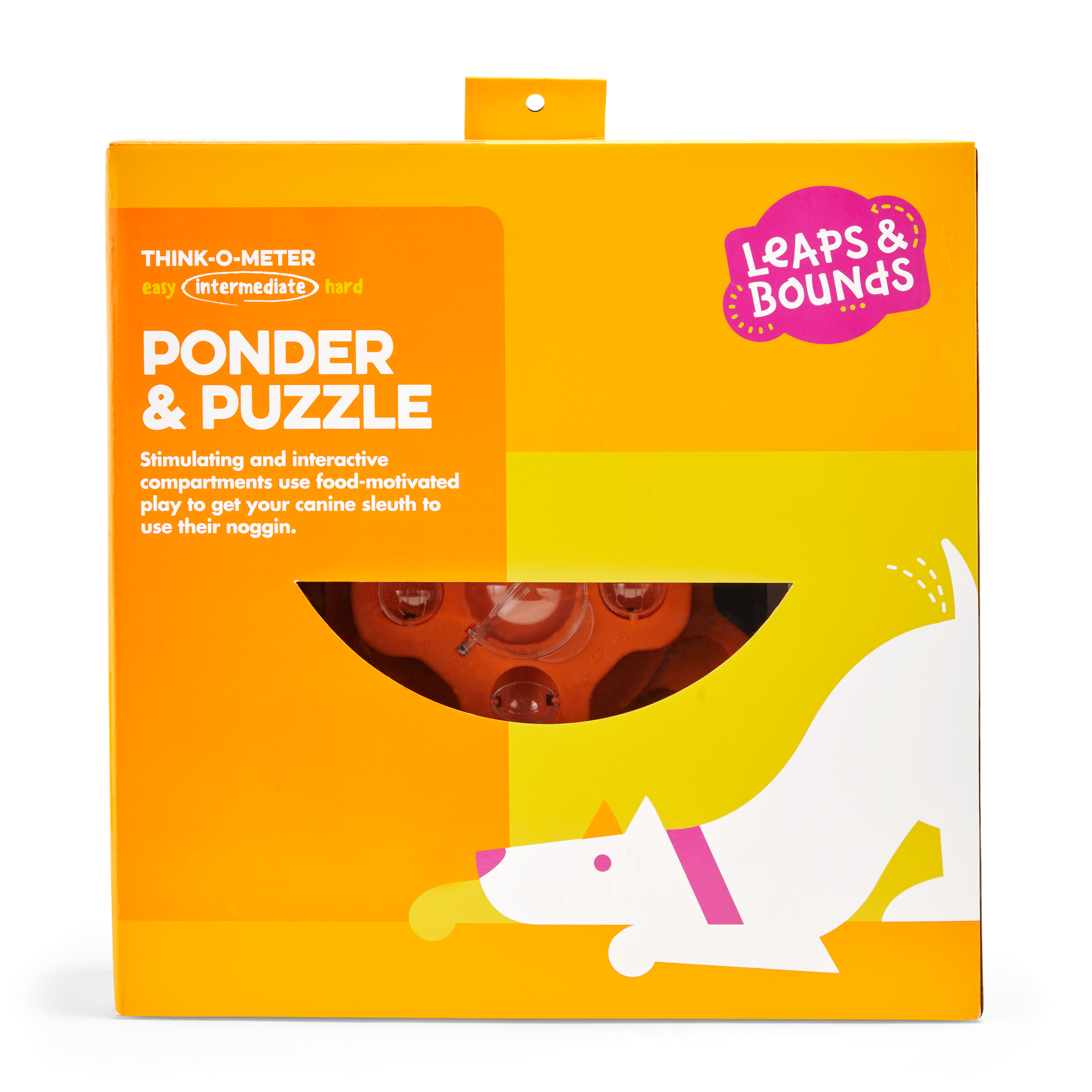 Leaps  Bounds Ponder  Puzzle Level 2 Dog Puzzle Toy， Large