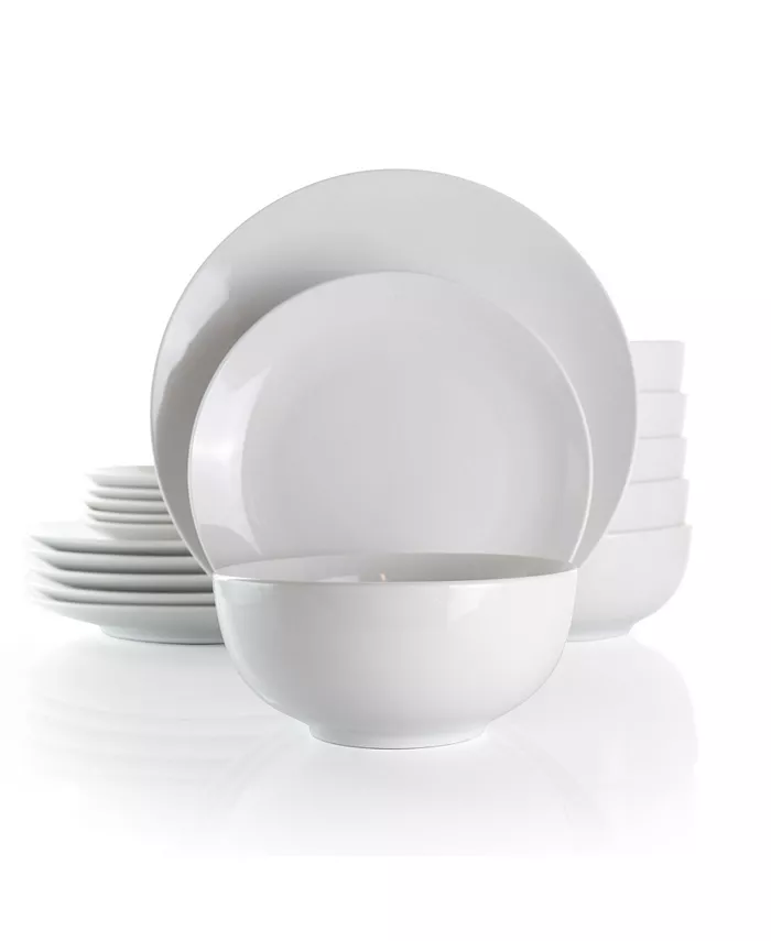 Elama Luna Dinnerware Set of 18 Pieces