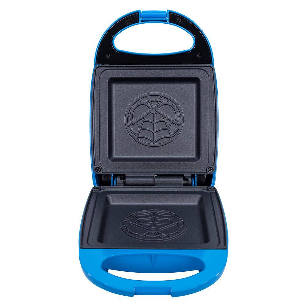 Uncanny Brands Marvel Spider Man Blue 500-Watt Single Sandwich Maker PP2-MVC-SMC