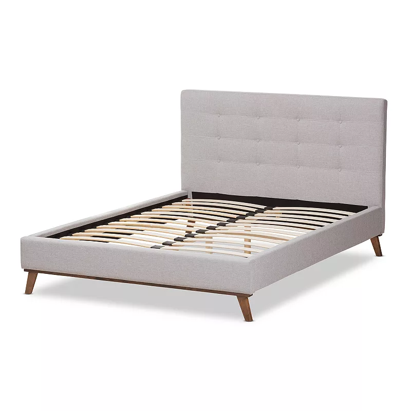 Baxton Studio Mid-Century Platform Bed