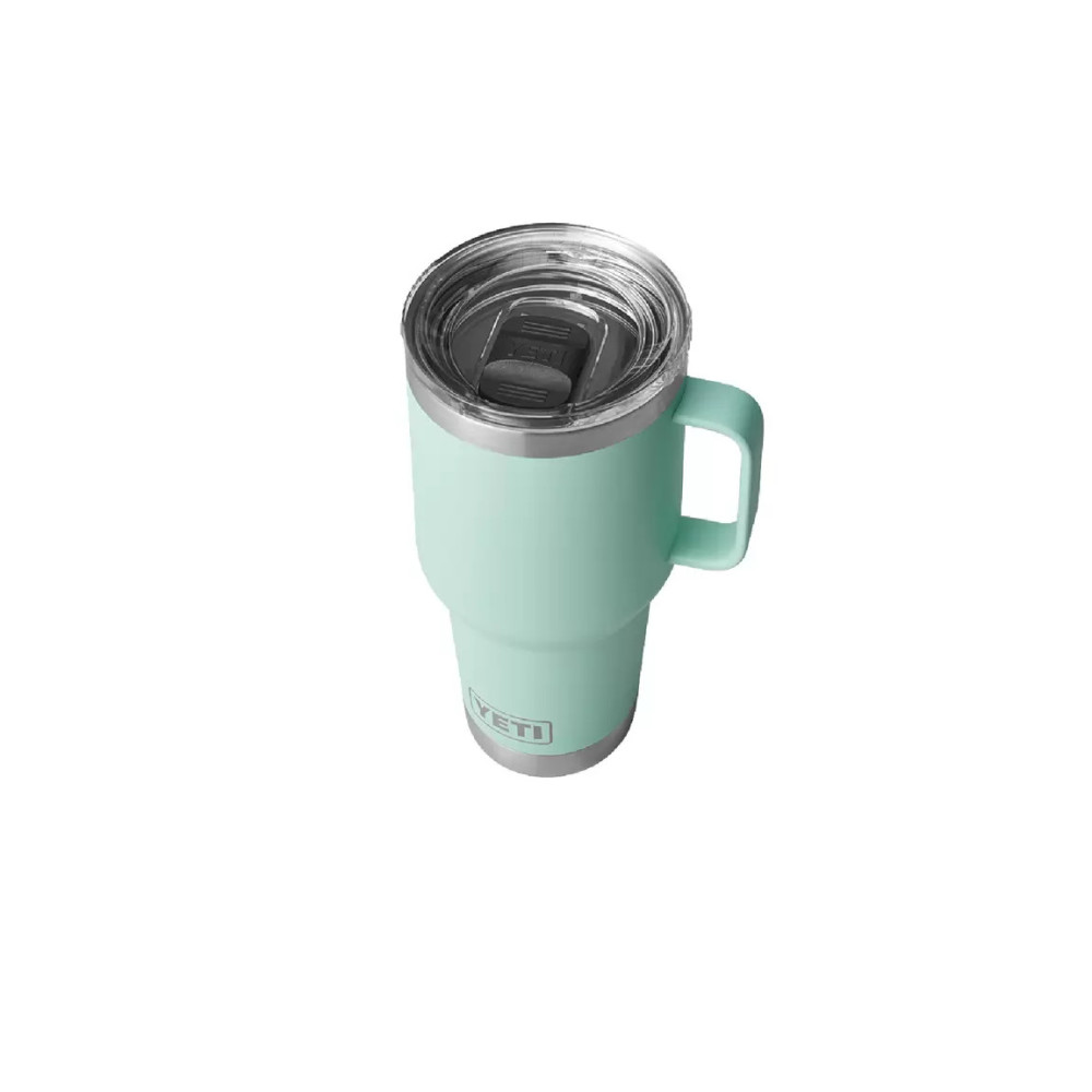 Yeti Seafoam Rambler 30oz Travel Mug with Stronghold Lid