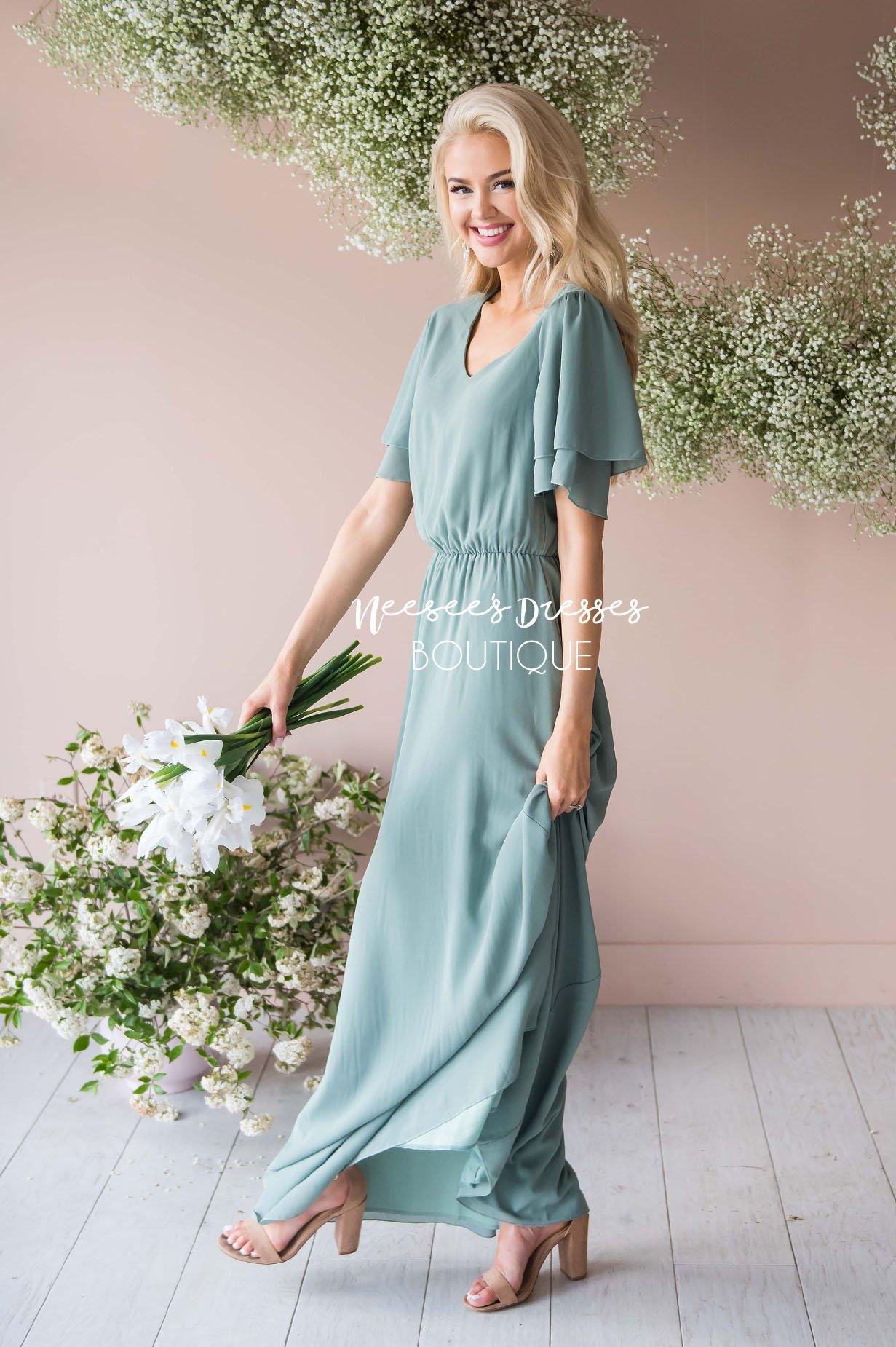 The Chloe Chiffon Maxi Dress