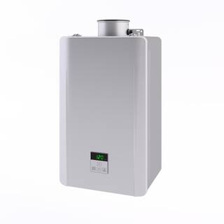 Rinnai High Efficiency Non-Condensing 8.5 GPM Residential 180000 BTU Interior Propane Gas Tankless Water Heater RE180iP