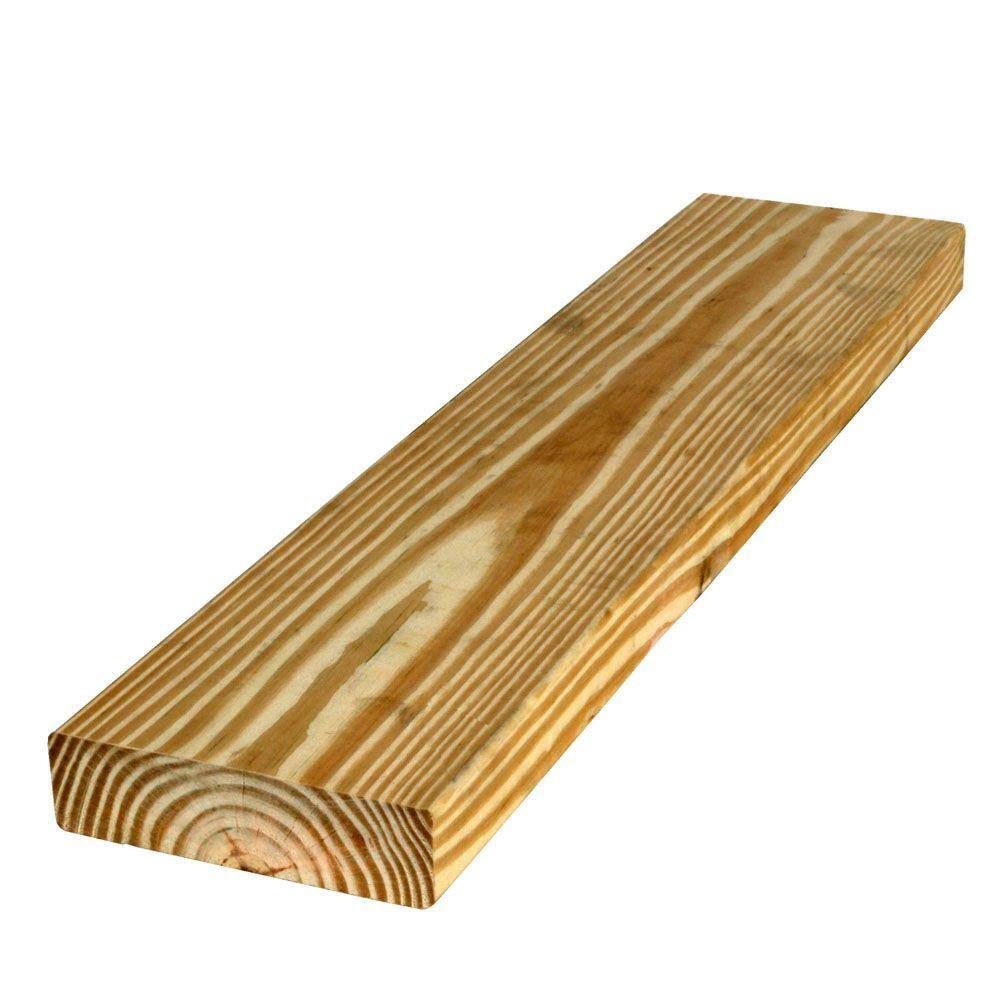 WeatherShield 2 in. x 6 in. x 8 ft. No. 2 Prime Pressure-Treated Ground Contact Southern Pine Lumber 2311255