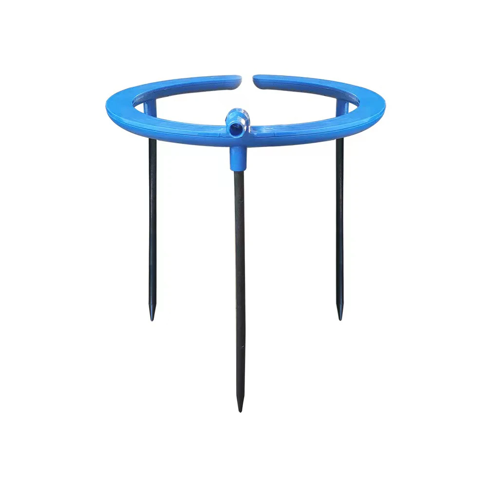 Plastic Hydroponic Water Distributor Flow Drip Irrigation Ring With 3 Removable Stands