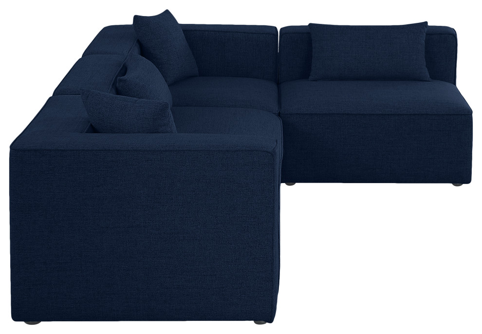 Cube Upholstered Modular Sectional   Contemporary   Sectional Sofas   by Meridian Furniture  Houzz