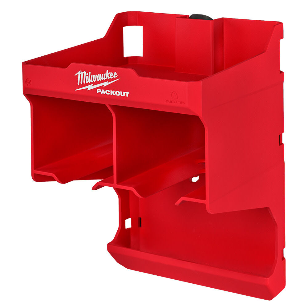 Milwaukee PACKOUT Large Wall Plate with Tool Stations and M18 Battery Racks Bundle 48-22-8487-8343X2M18 from Milwaukee