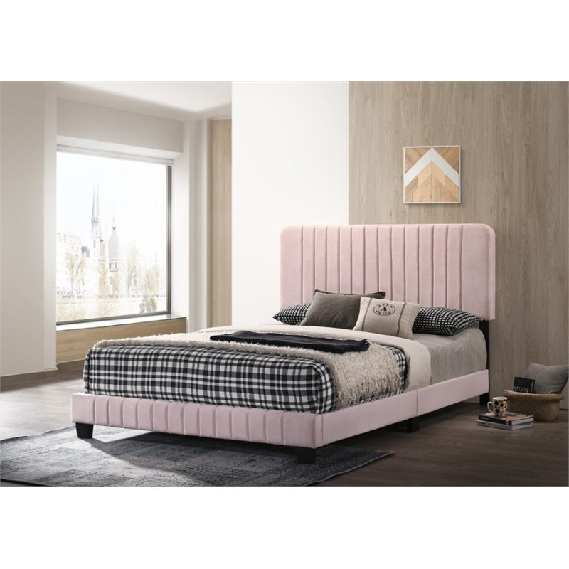 Glory Furniture Lodi G0406-FB-UP FULL BED , PINK