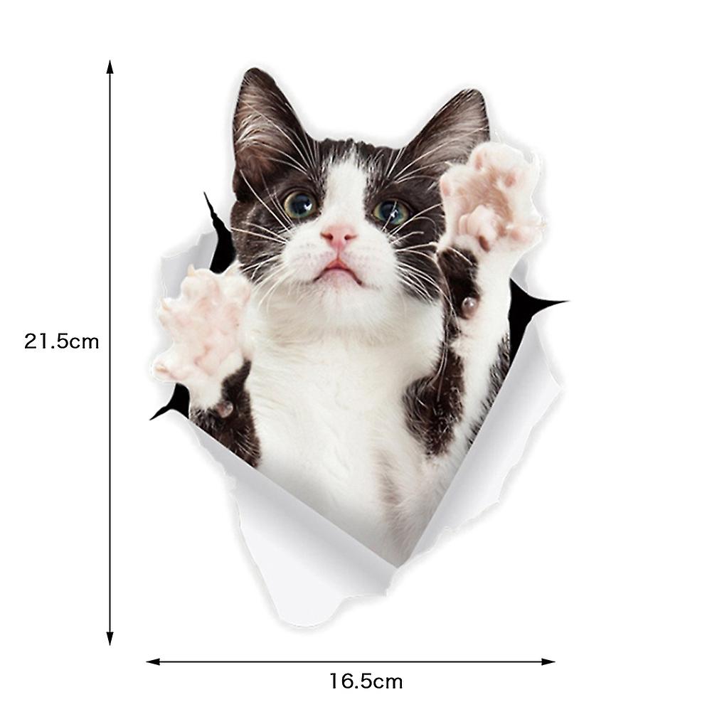 4pcs 3d Cute Cat Stickers Kitten Pattern Sticker Auto Car Body Pvc Waterproof Decal Scratch Protectors Decoration Type 4