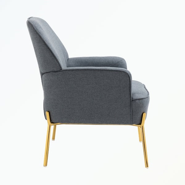 Upholstered Modern Arm Accent Chair