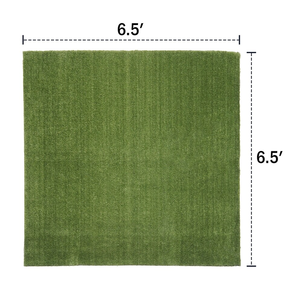 Green Haven Artificial Turf: UV Protected  Multi Size Outdoor Grass