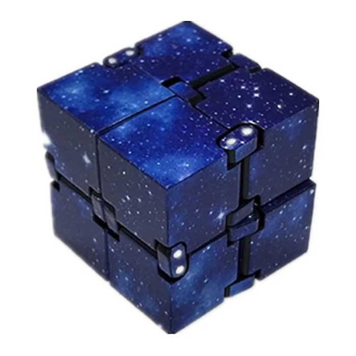 Stuff Certified® Infinity Cube Friemelk Cube - Fidget Pad Anti Stress Gadget Toy Space