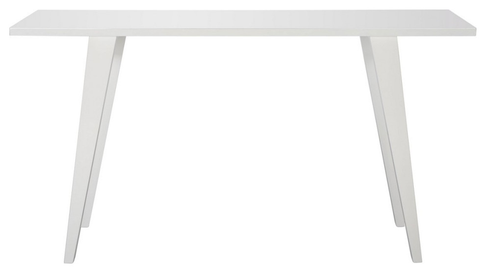 Jack Retro Mid Century Lacquer Console White   Transitional   Console Tables   by Virgil Stanis Design  Houzz