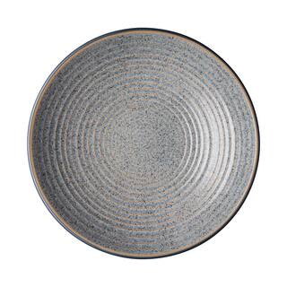 Denby Studio Grey Stoneware 33.81 fl. oz. Medium Ridged Bowl STG-109GG