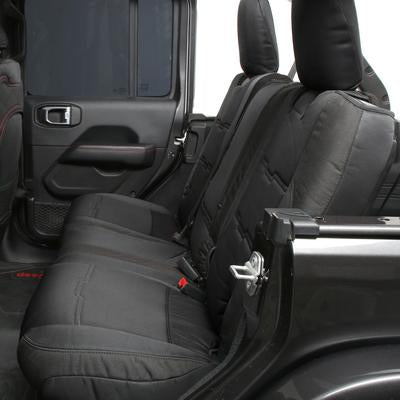 Smittybilt GEN2 Neoprene Front and Rear Seat Cover Kit (Black/Black) - 576201