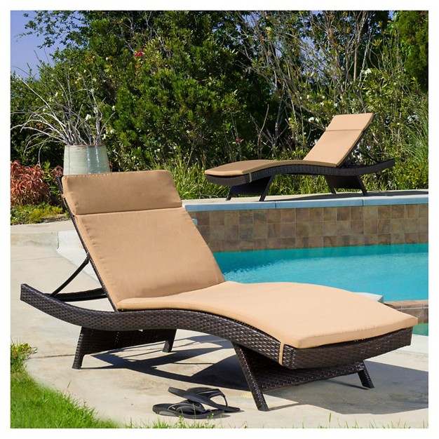 Salem Set Of 2 Chaise Lounge Cushions Christopher Knight Home