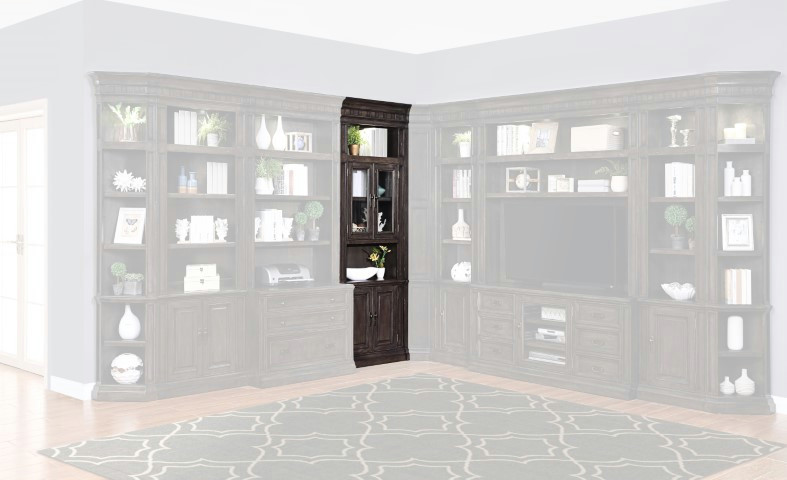 Parker House Washington Heights 32 quotGlass Door Cabinet   Traditional   Bookcases   by Parker House  Houzz