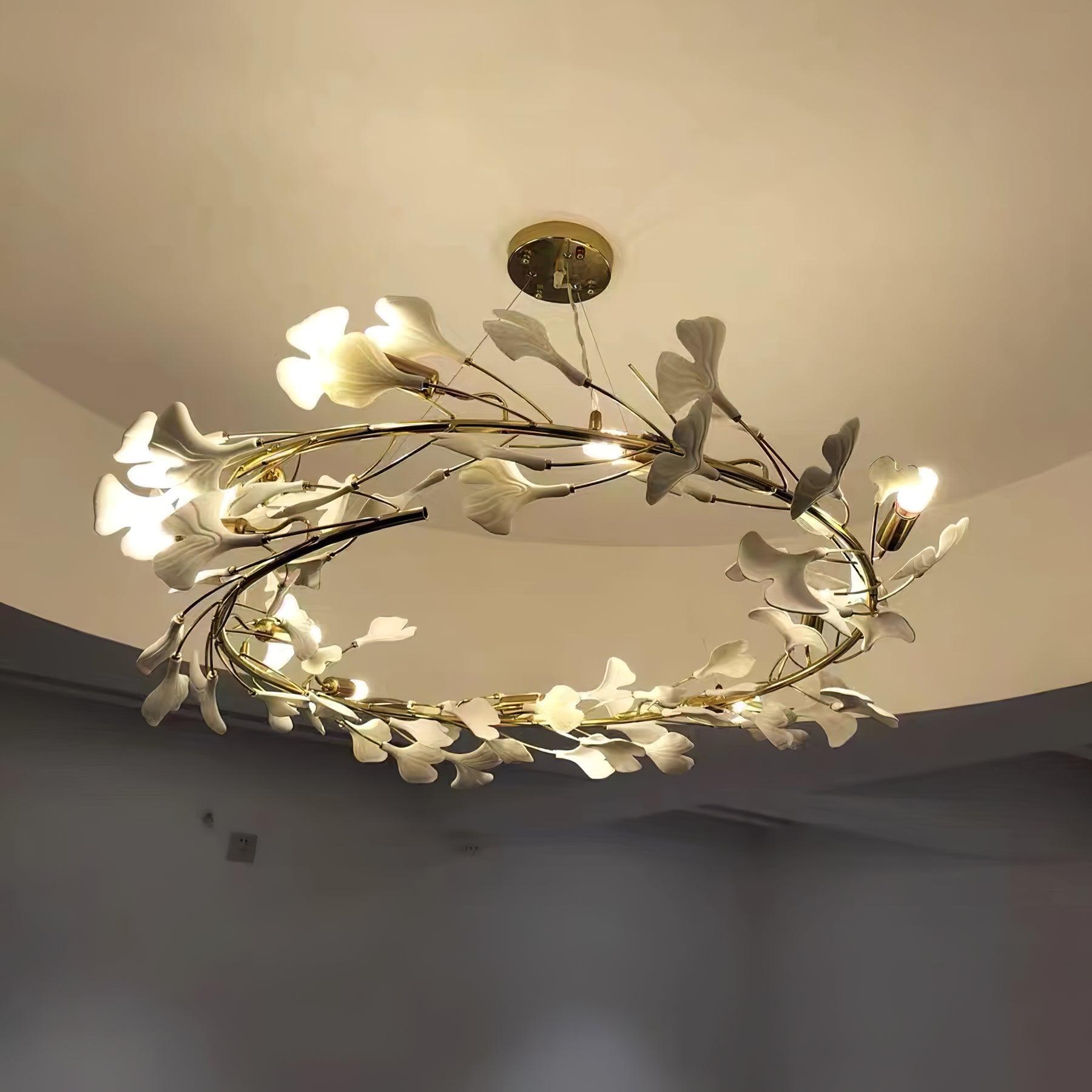 Gingko Chandelier U