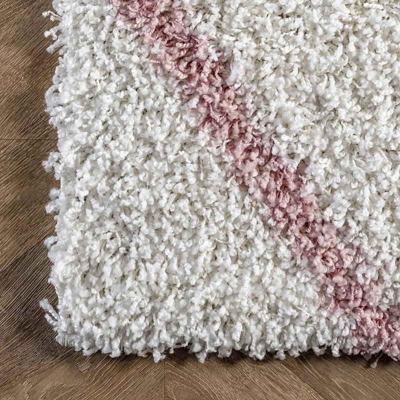 nuLOOM Tess Trellis Shag Area Rug