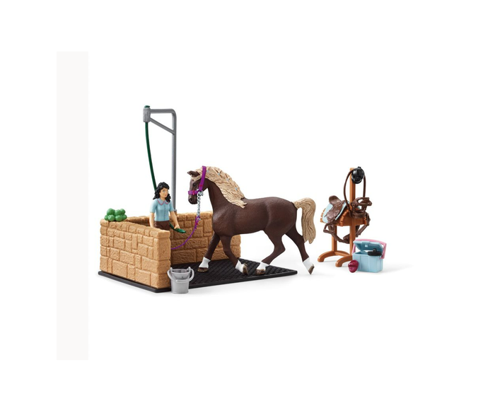 Scheich Horse Washing Area With Horse Club Emily  Luna Playset - 42438