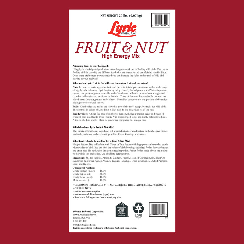 FRUIT  NUT BIRD FOOD20#