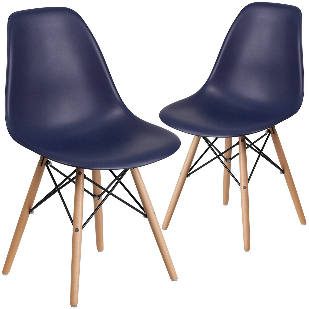 Mid century Modern Eiffel Chair (Set of 2)