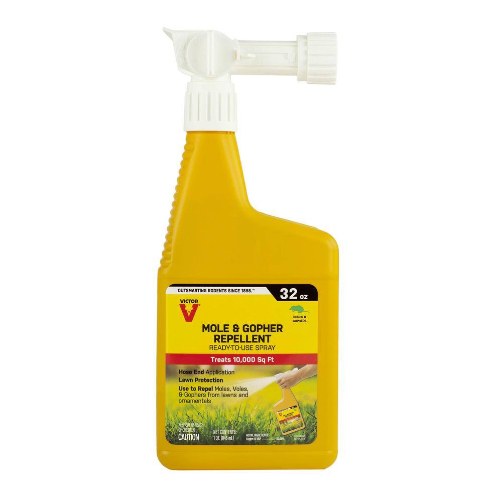 Victor 32 oz. Ready-To-Use Mole and Gopher Repellent Spray M8002