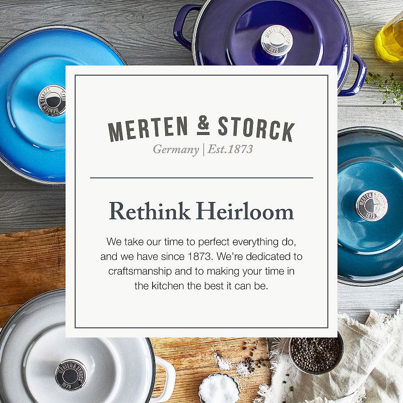 Merten and Storck German Enameled Iron 5.5-qt. Dutch Oven