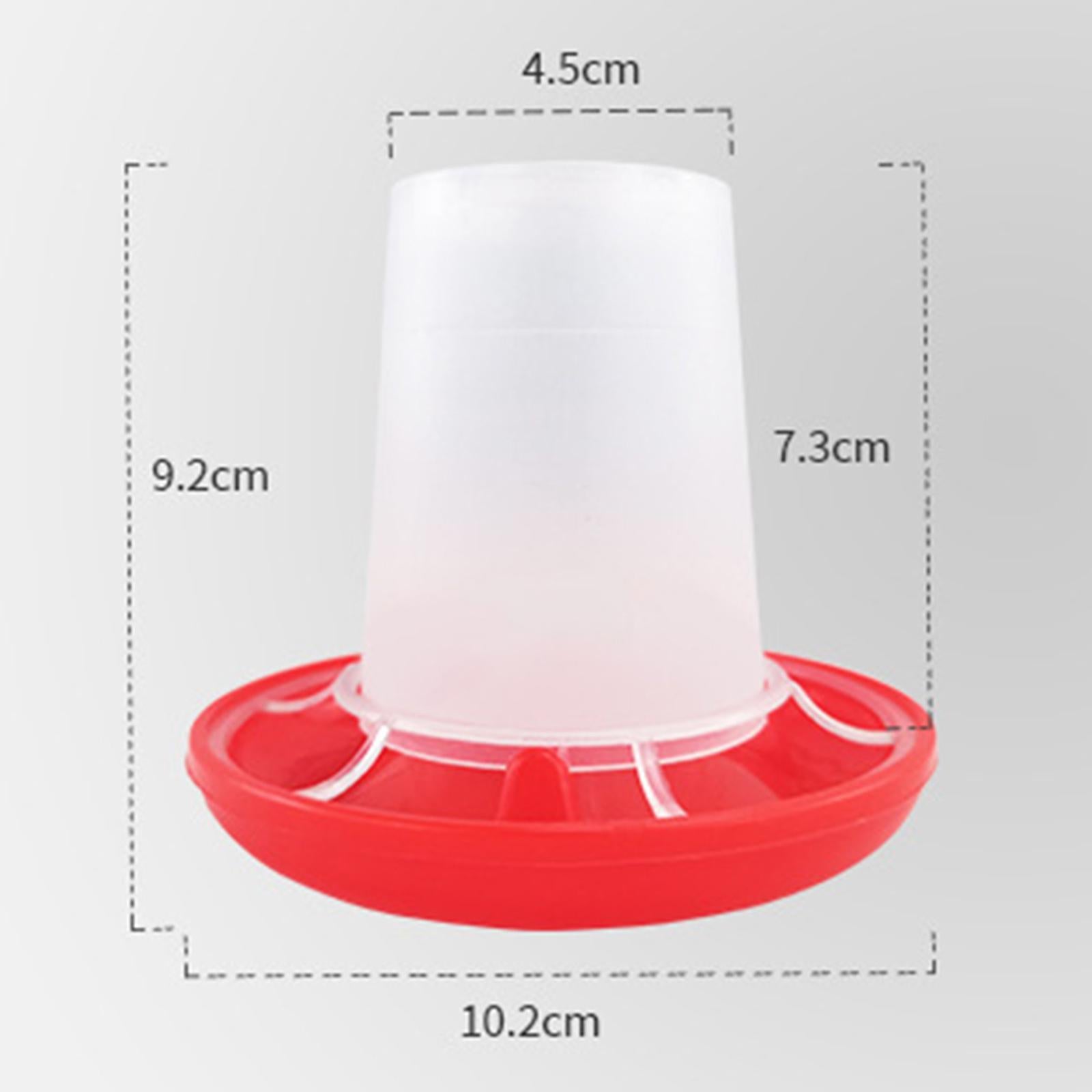 Chicken Feeder， Self-closing Bucket Stable Easy to Install Practical Portable Feeding