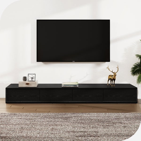 Anja Wood TV Stand for TV up to 80