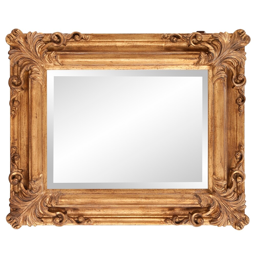 an Andrews Gold Wood Frame Edwin Decorative Wall Mirror   23\