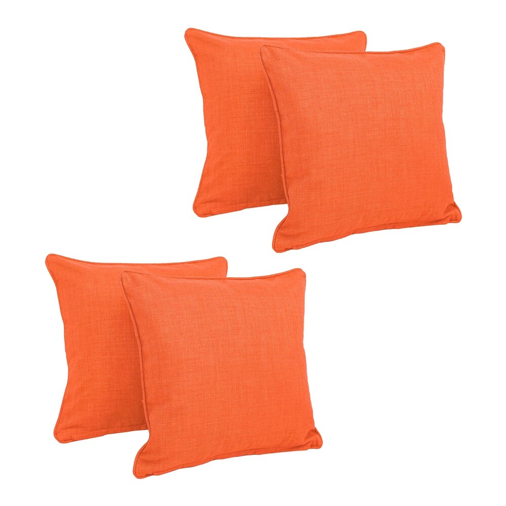 Blazing Needles 18 inch Accent Throw Pillows (Set of 4)