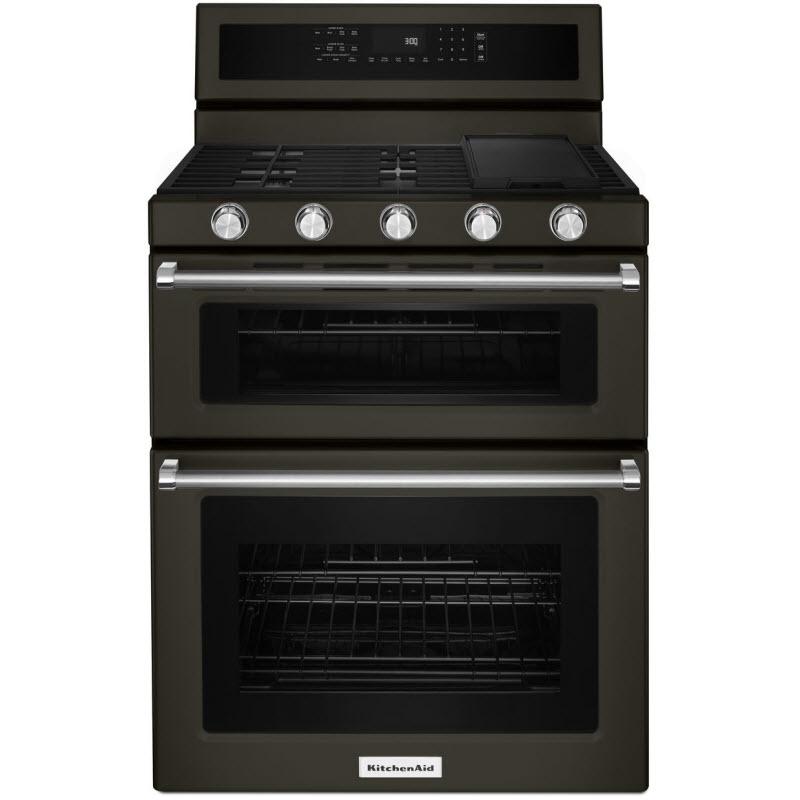 KitchenAid 30-inch Freestanding Gas Range KFGD500EBS