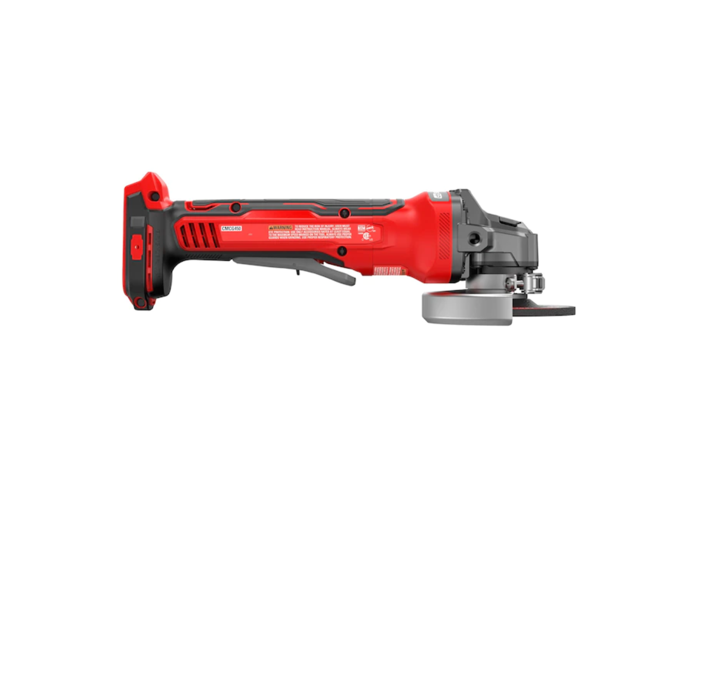 CRAFTSMAN CMCG451B V20 RP 4.5-in 20-volt Max Paddle Switch Brushless Cordless Angle Grinder