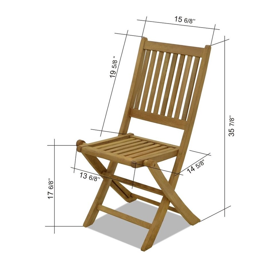 Amazonia FSC Solid Teak Danielle 7 piece Outdoor Patio Dining Set   7 Piece