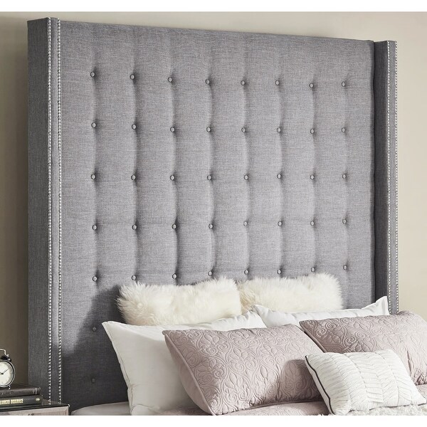 Marion Tall Tufted Wingback Headboard by iNSPIRE Q Bold - - 19511384